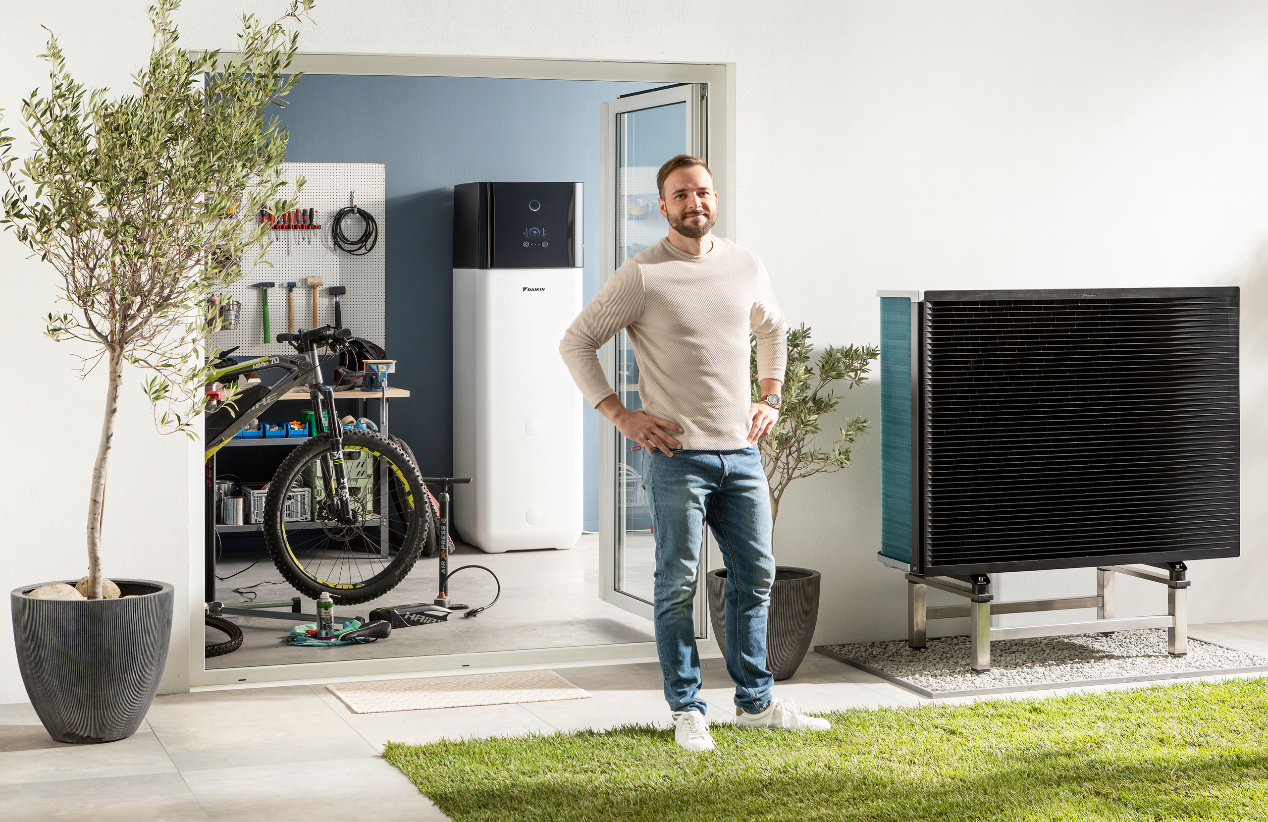 DAIKIN Altherma 3 H MT ECH2O Garten