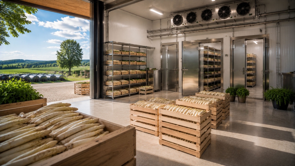 Kühlraum für Spargelanbau und Saisonprodukte in Wiesentheid