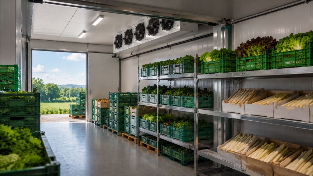 Kühltechnik für Direktvermarkter, Lebensmittelbetriebe und Spargelbetriebe in Ochsenfurt