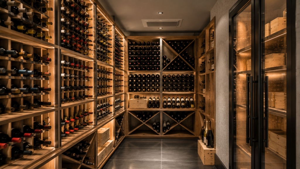 Klimatisierter Weinkeller für Weinliebhaber im Raum Haßfurt